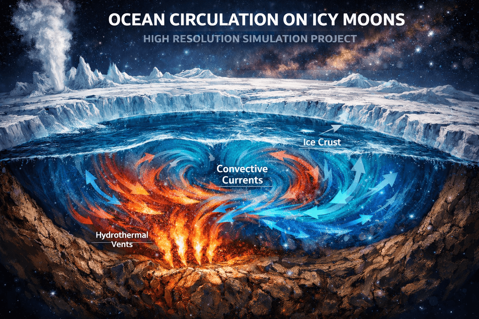 Ocean and Sea-Ice Dynamics on Earth and the Icy Moons of our Solar System